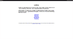 Desktop Screenshot of litfire.com